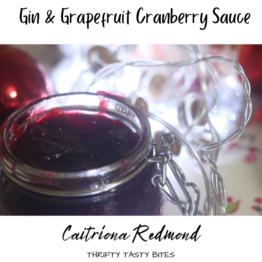 grapefruit juice and cranberries and gin mashed together